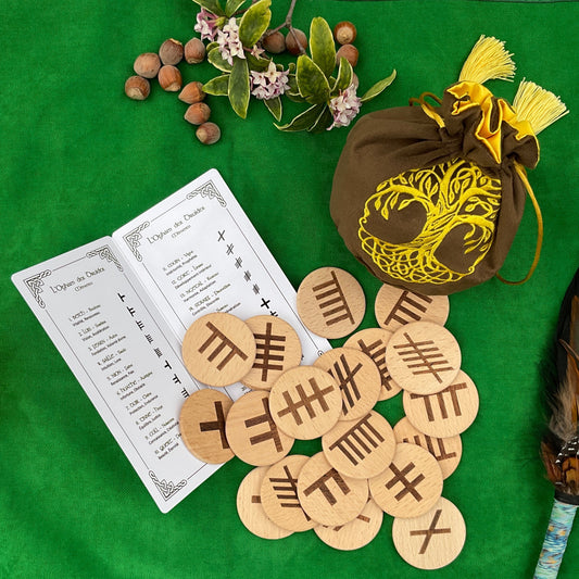 Jeu de 20 Oghams - Version palets NAMO ART - Mona Bessaa