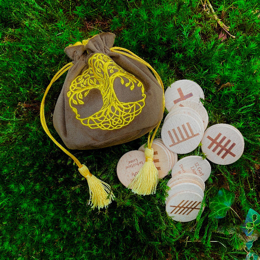 Jeu de 20 Oghams - Version palets NAMO ART - Mona Bessaa