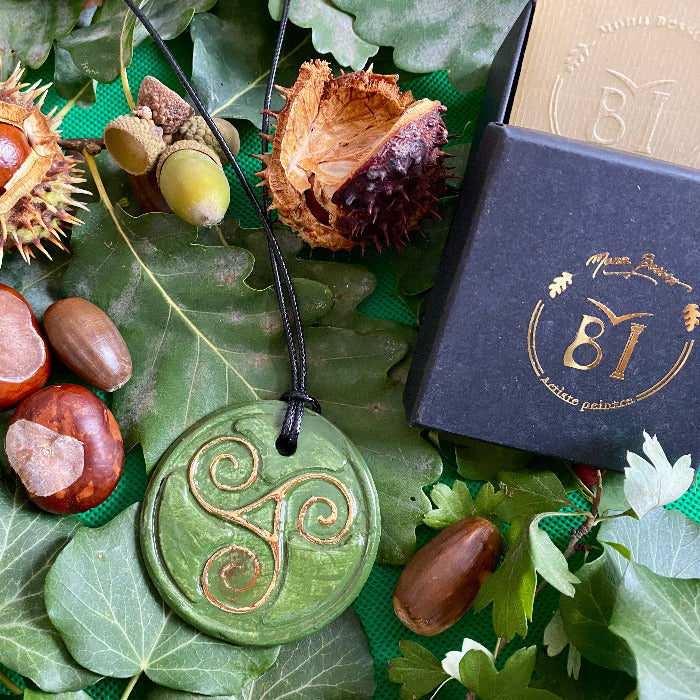 Pendentif Fleur de pavot NAMO ART - Mona Bessaa