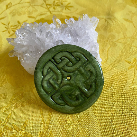 Amulette Entrelacs en porcelaine E2 NAMO ART - Mona Bessaa