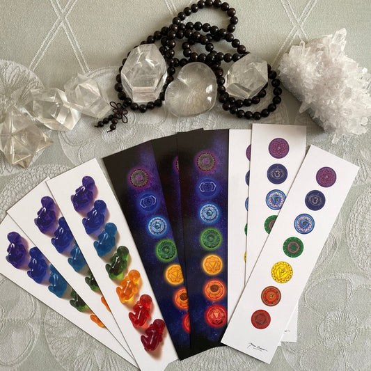 Lot de 9 marque-pages chakras NAMO ART