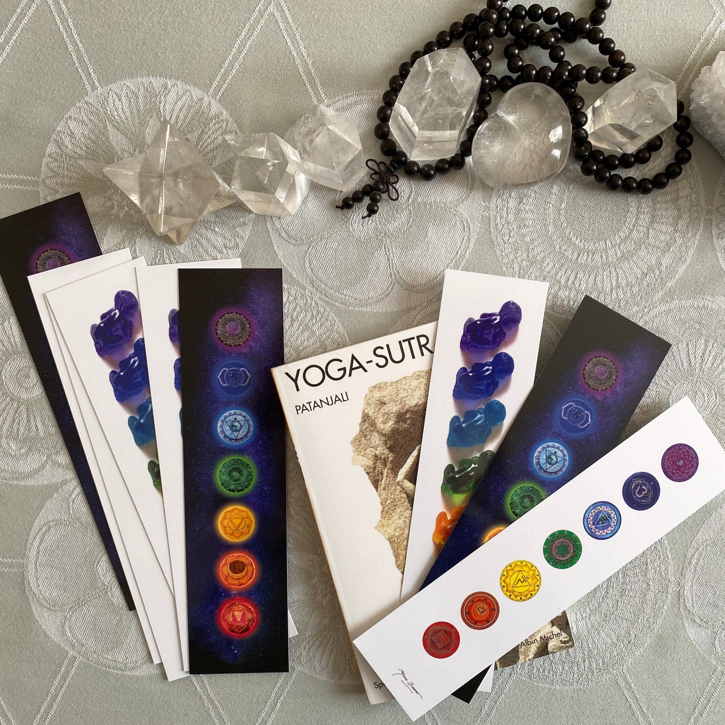 Lot de 9 marque-pages chakras NAMO ART