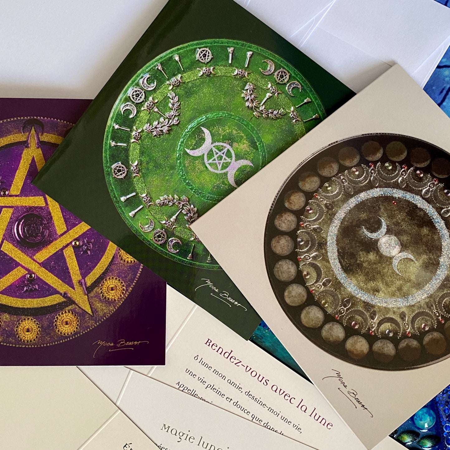 3 Cartes Lune NAMO ART