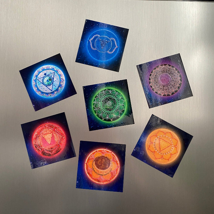 7 Chakras magnets NAMO ART